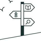 Signpost With Line Logo