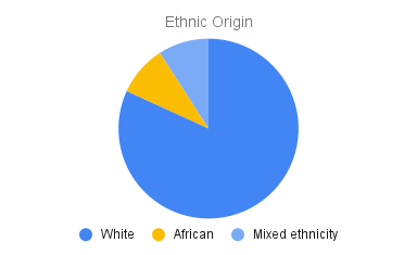 Ethnic origin chart
